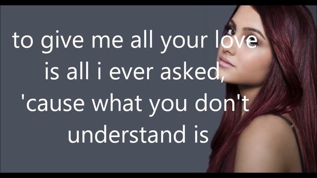 Ariana Grande - Grenade (Bruno Mars Cover) [Lyrics] смотреть онлайн