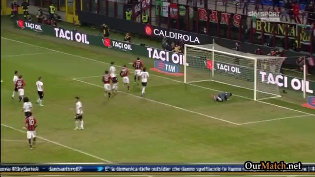 Серия А. Милан- Сиена - 2:1 (06/01/2013) смотреть онлайн