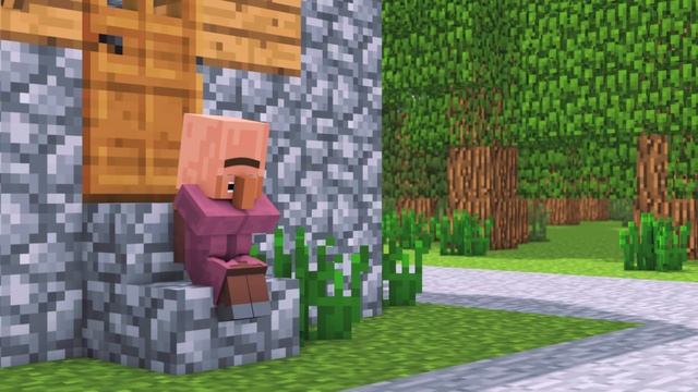 Zombie vs Villager Life 1 - Alien Being Minecraft Animation смотреть онлайн