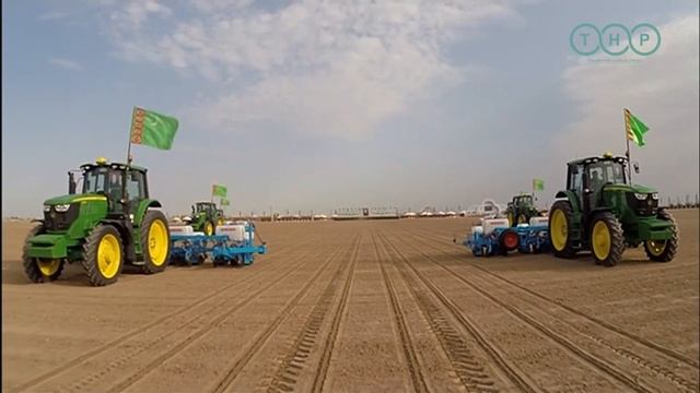 Дашогузские земледельцы приступили к севу хлопчатника смотреть онлайн