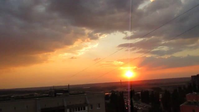 Воронеж. Закат сегодня 15.06.2015. смотреть онлайн