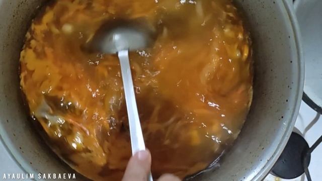 Машпалау.Узбекское блюдо.Каша смашем и рисом.