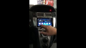 Замена магнитолы и установка камеры Toyota Yaris
