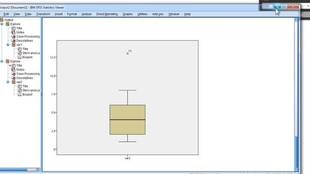 How to detect outliers in SPSS смотреть онлайн