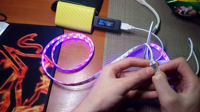 USB RGB светодиодная лента c магазина Gear best | USB LED Ribbon Light смотреть онлайн
