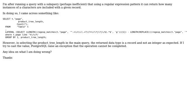 Postgres select using lateral (2 Solutions!!) смотреть онлайн