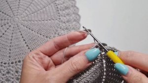 МК | Салфетка для сервировки | Салфетка крючком