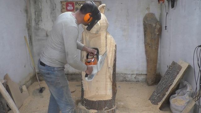 Ты заходи если что, Волк из мультика "Жил был пес", пилим волка из дерева смотреть онлайн