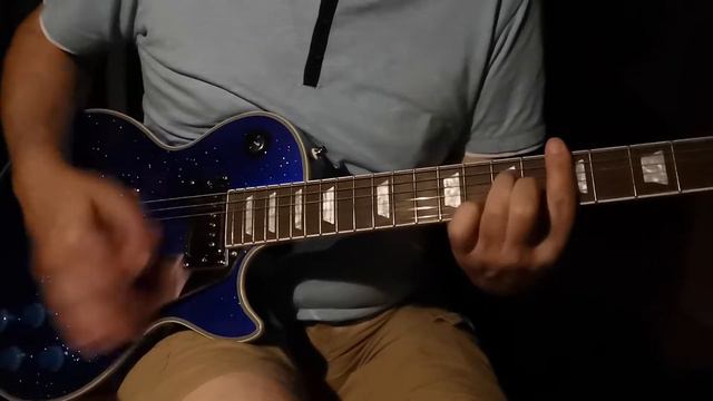 A Jam on an Epiphone Tommy Thayer Les Paul Electric Blue ! Very nice guitar :-) Original Strings!! смотреть онлайн