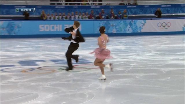 Elena Ilinykh - Nikita Katsalapov. RUS. Short Dance 2014 Sochi Olympic Games смотреть онлайн
