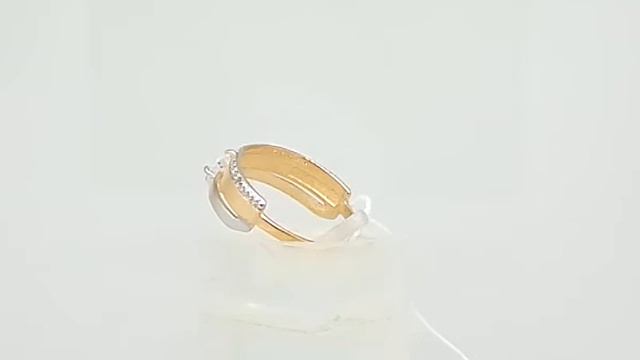 Золотое кольцо с фианитами [288463] смотреть онлайн