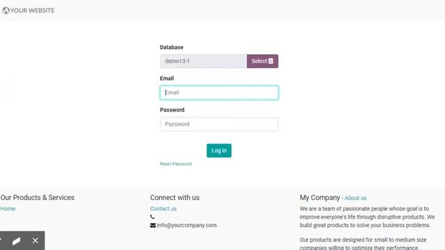 Odoo Login reCAPTCHA v3 смотреть онлайн