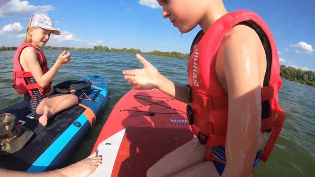 SUP прогулка по Борковскому карьеру в Рязани смотреть онлайн