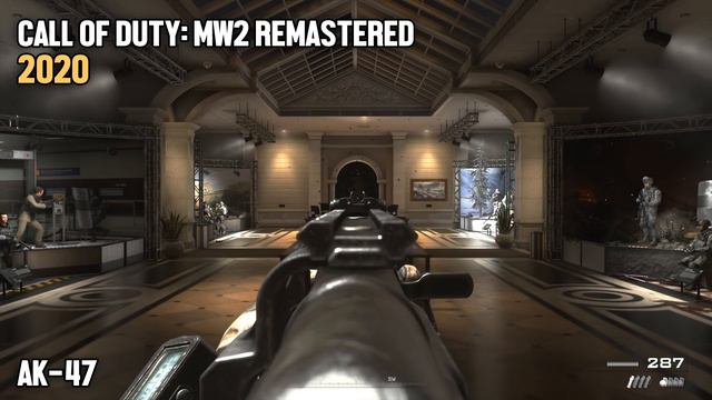 Call of Duty MODERN WARFARE vs MW2 (REMASTERED) — Weapons Comparison смотреть онлайн