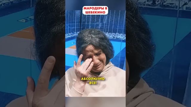 Туристка в ШЕБЕКИНО чисто по-соседски вынесли все у соседей ? #shorts смотреть онлайн