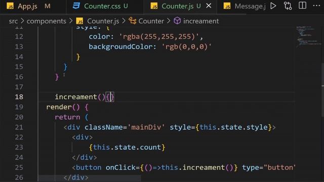 useState, setState - React Tutorial - 07 смотреть онлайн