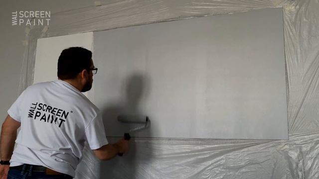 Проекционная краска Ultra Contrast. Широкоформатный монитор 90" Уникальное решение для интерьера смотреть онлайн