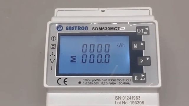 Настройка счетчика SDM630MCT 40 мА смотреть онлайн