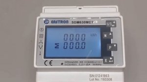 Настройка счетчика SDM630MCT 40 мА