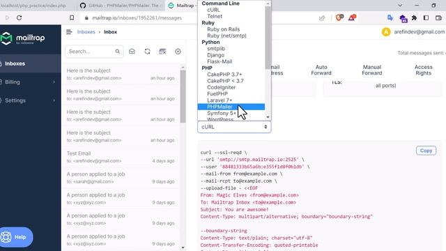 45. Sending Email | PHP Tutorial | Basic to Advanced | PHP 8.2 смотреть онлайн