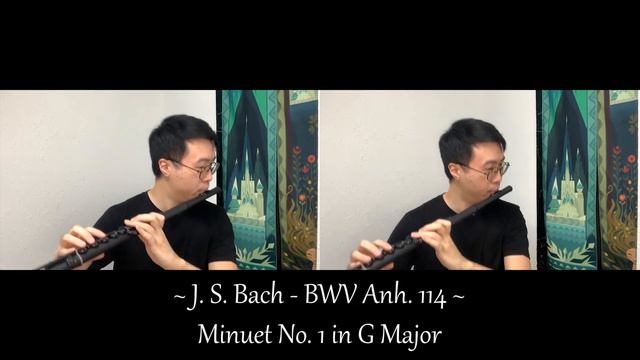 One Man in "J.S. Bach Minuet in G Major BWV Anh. 114" Flute Duet смотреть онлайн