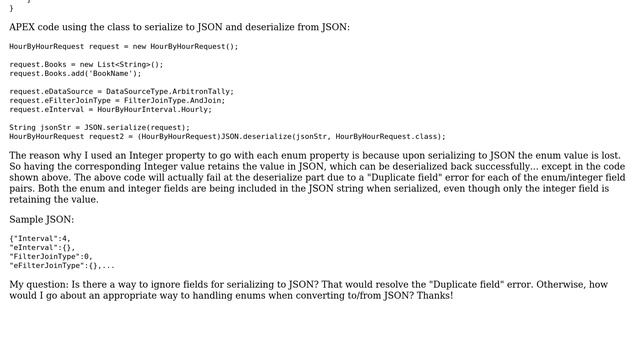Salesforce: APEX ENUM Serialize to and Deserialize from JSON смотреть онлайн
