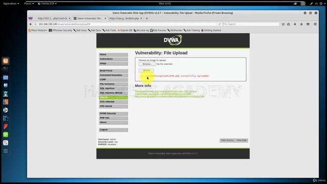 KaliLinux - Chapter 5 - 7 Bad guys web shells смотреть онлайн