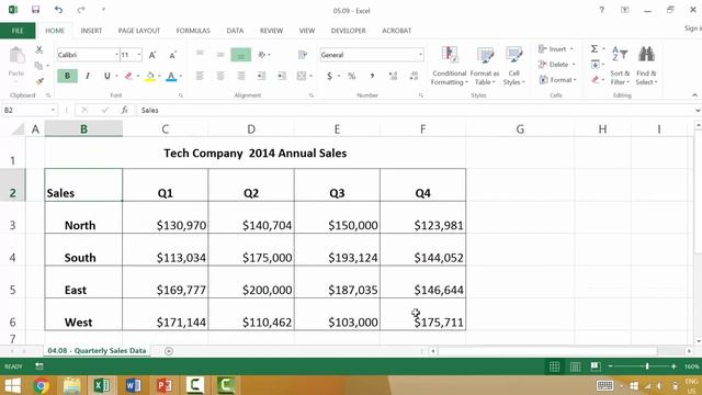 Excel 2013 Tutorial for Beginners #36: Using Cell Alignment - Top, Middle, and Bottom смотреть онлайн