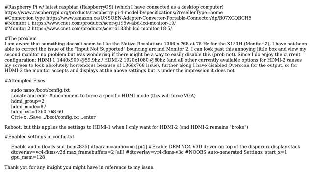 Second Acer monitor X183H native 1366 x 768 HDMI-to-VGA adapters "Input Not Supported" (\*First... смотреть онлайн