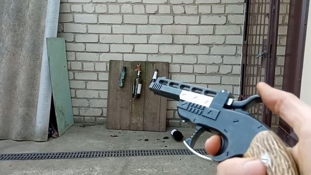 Homemade derringer for Flobert 4 mm. смотреть онлайн