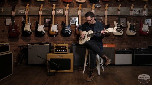 2018 Gretsch White Penguin with Geske Pickups and Swart Atomic Jr смотреть онлайн