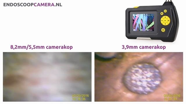 Endocam V100R Video Endoscoop - 8,2mm/5,5mm vergelijking met 3,9mm camerakop смотреть онлайн
