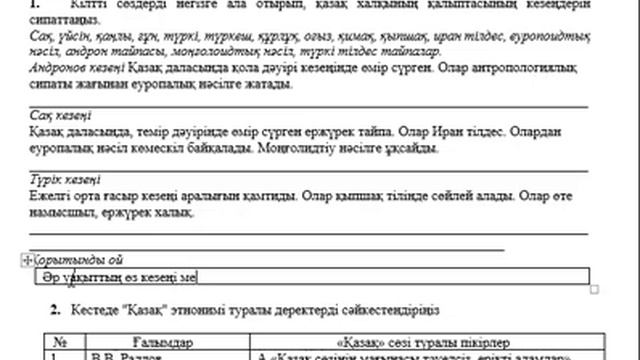 6 сынып Қазақстан тарихы 3 тоқсан БЖБ 2 Қазақ халқының қалыптасуы смотреть онлайн
