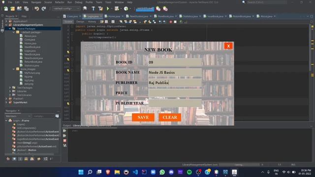 Library Management System | Java with SQL Internship | TCR Innovation смотреть онлайн
