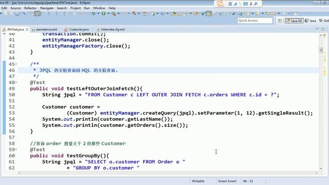21 尚硅谷 佟刚 JPA JPQL 关联查询 смотреть онлайн