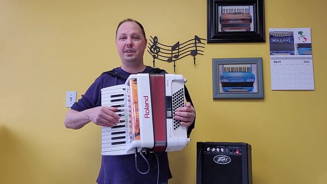 (SOLD!) - Roland FR1 V-Accordion & Amplifier - FREE SHIPPING! (Carnegie Accordion Company) смотреть онлайн