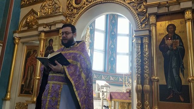 Проповедь в Неделю Крестопоклонную - иерея Фёдора Малеева. смотреть онлайн