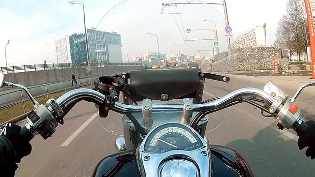 Первый выезд в 2017. Honda VTX 1300 смотреть онлайн