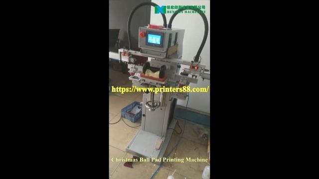 Pad Printer for Printing on Christams Balls Pad Printing Machine for Christmas Ball смотреть онлайн