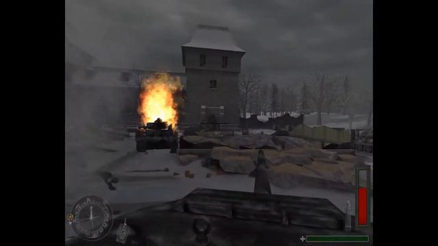 Call of Duty. Танк в городе. смотреть онлайн