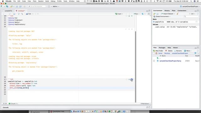 Create Term Document Matrix and Remove Stop Words смотреть онлайн
