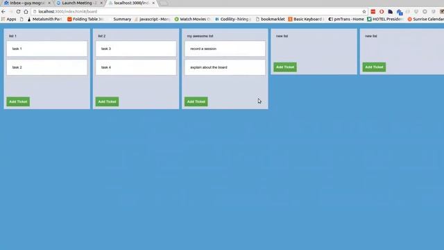 Live Coding a Trello Clone with AngularJS and Node.js - Demo смотреть онлайн