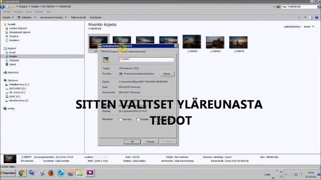 Exif tiedot näkyviin. смотреть онлайн