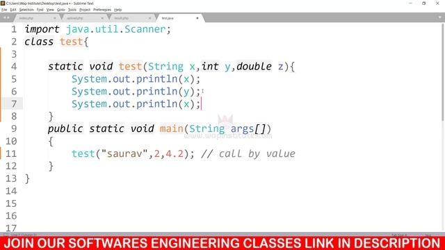 java function call by value hosted by wap institute powered by sweetus media er saurav смотреть онлайн