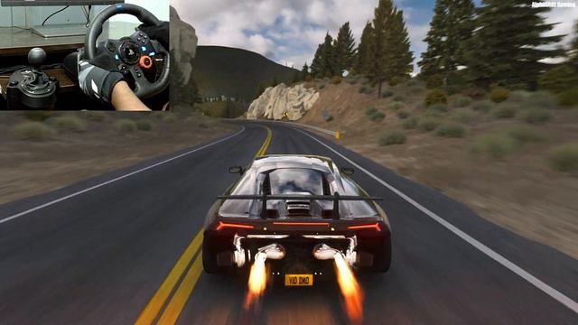 975 WHP Lamborghini Huracan Performante |LA CANYONS|ASSETTO CORSA| Steering Wheel + Shifter Gamepla смотреть онлайн