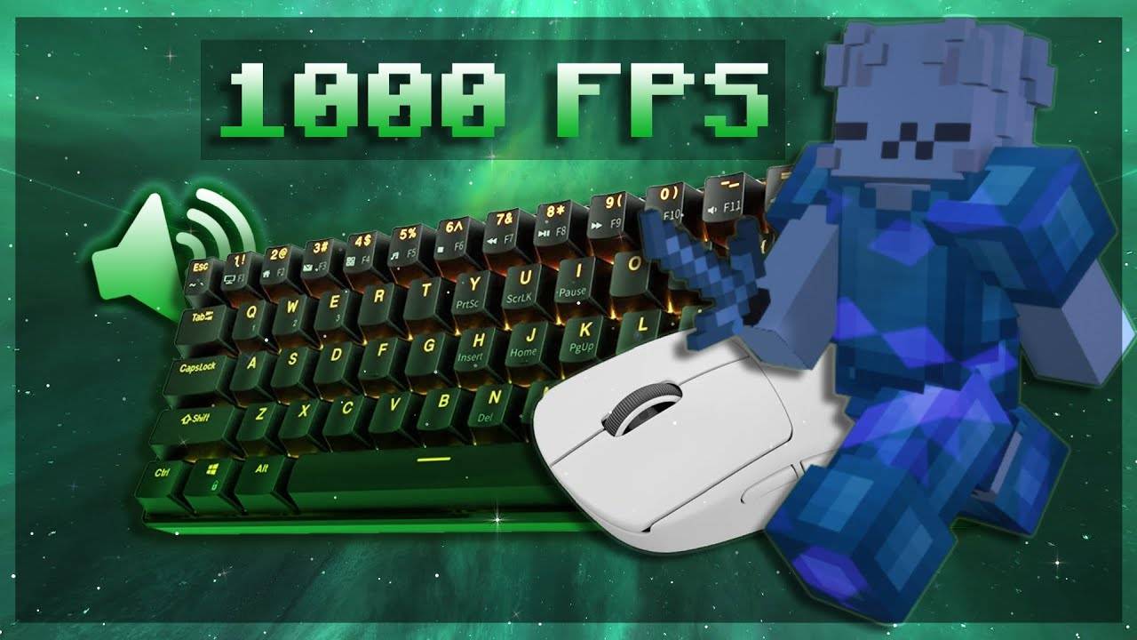 КЛАВИАТУРА + МЫШКА АСМР БЕДВАРС МАЙНКРАФТ 1.8.9 KEYBOARD + MOUSE ASMR BEDWARS MINECRAFT 1.8.9 смотреть онлайн
