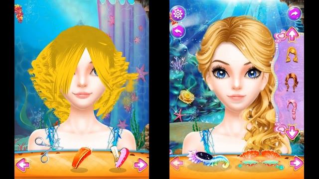 Mermaid Princess Spa & Dressup - mermaid games, princess spa game by Gameimax смотреть онлайн