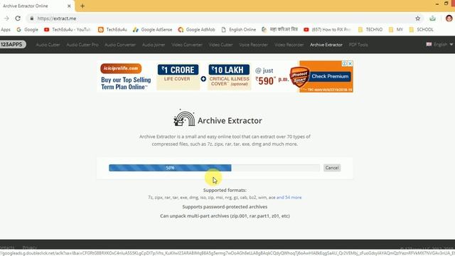 Extract Zip file Online Without Any Software смотреть онлайн