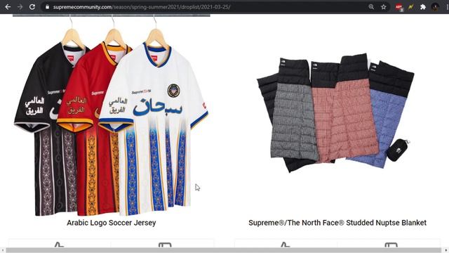 Supreme x The North Face Week 5 SS2021 смотреть онлайн