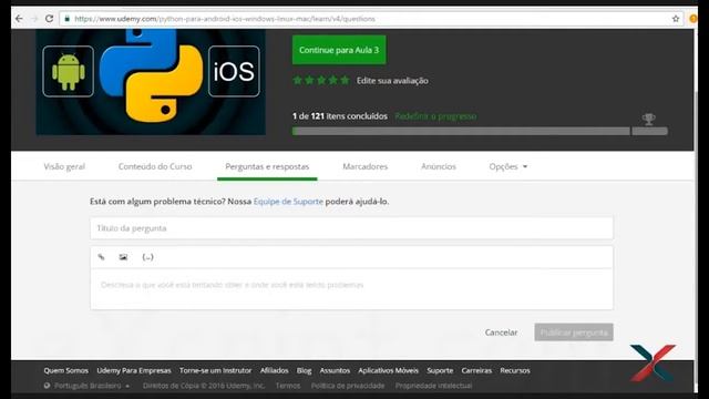 Python para Android iOS Windows Linux Mac Udemy aula 2 смотреть онлайн